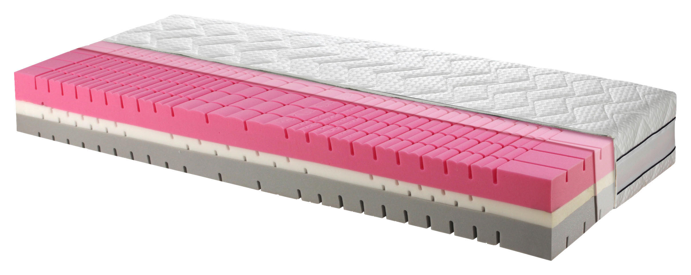 WENDEMATRATZE 140/200 cm Höhe ca. 24 cm  - KONVENTIONELL, Textil (140/200cm) - Sleeptex