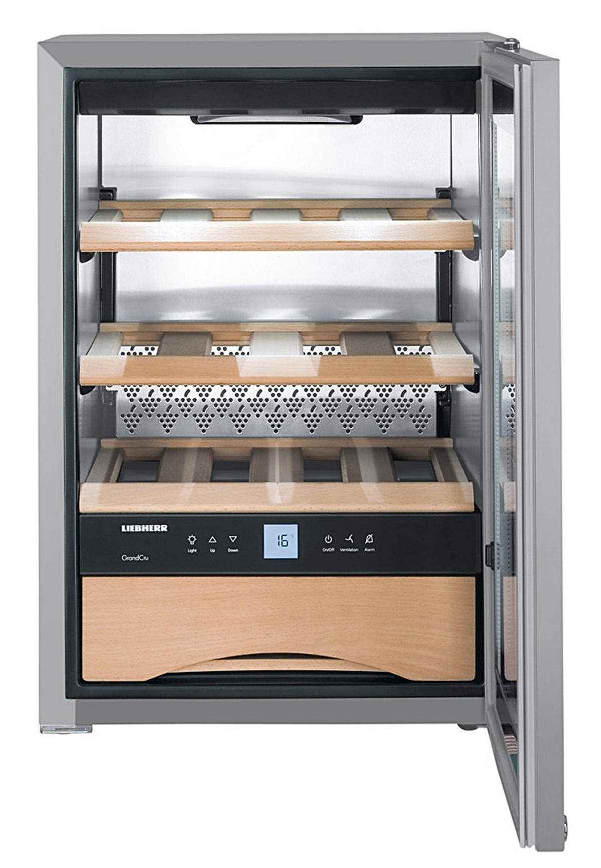 WEINKÜHLSCHRANK WKES653-26  - Edelstahlfarben, Basics, Metall (42.5/61.2/47.8cm) - Liebherr