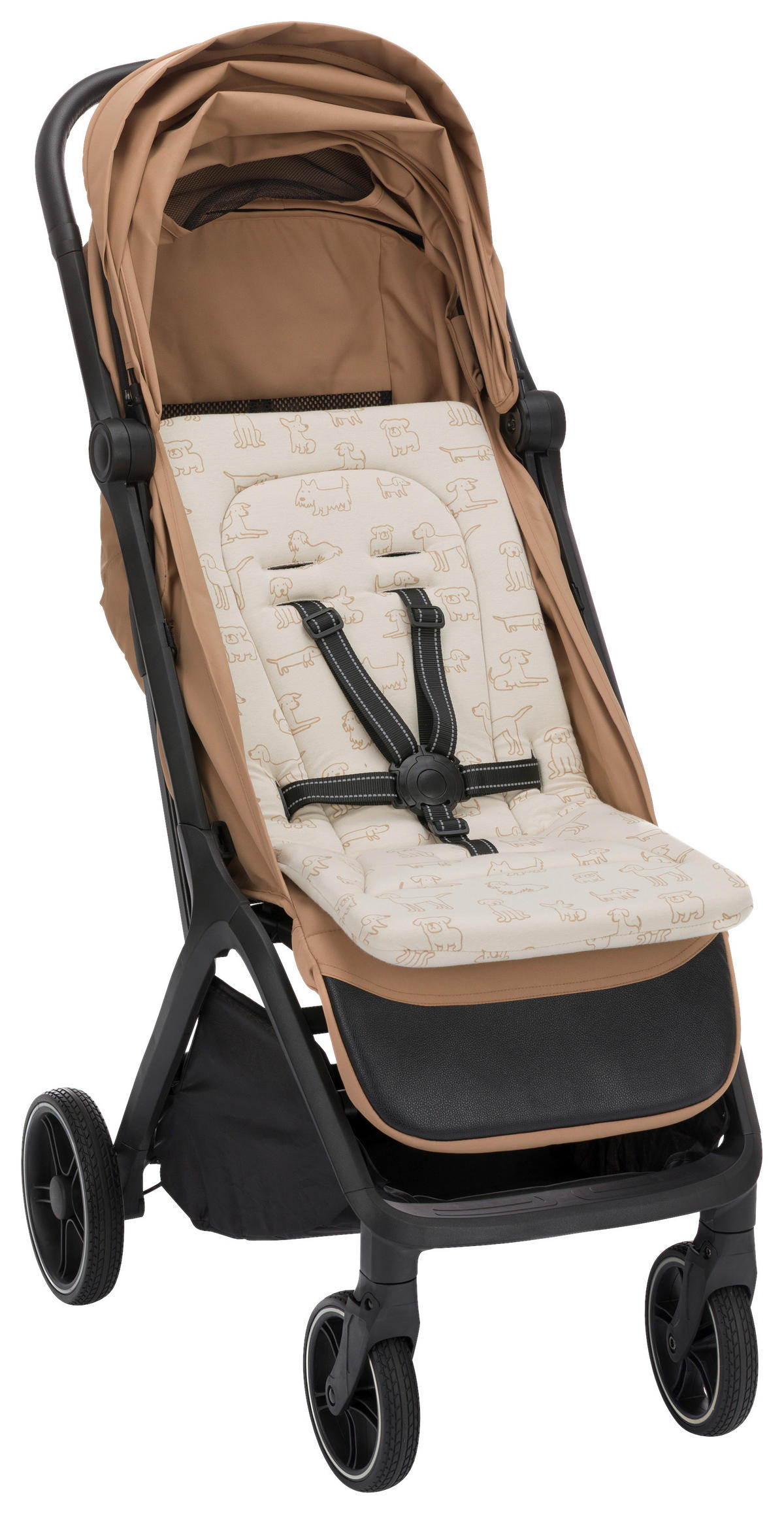 KINDERWAGENEINLAGE - Beige, Basics, Kunststoff/Textil (30/73cm) - Jimmylee