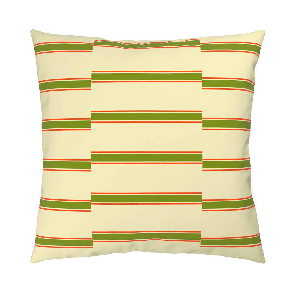 BETTWÄSCHE 200/200 cm  - Orange/Grasgrün, Textil (200/200cm) - Bio:Vio