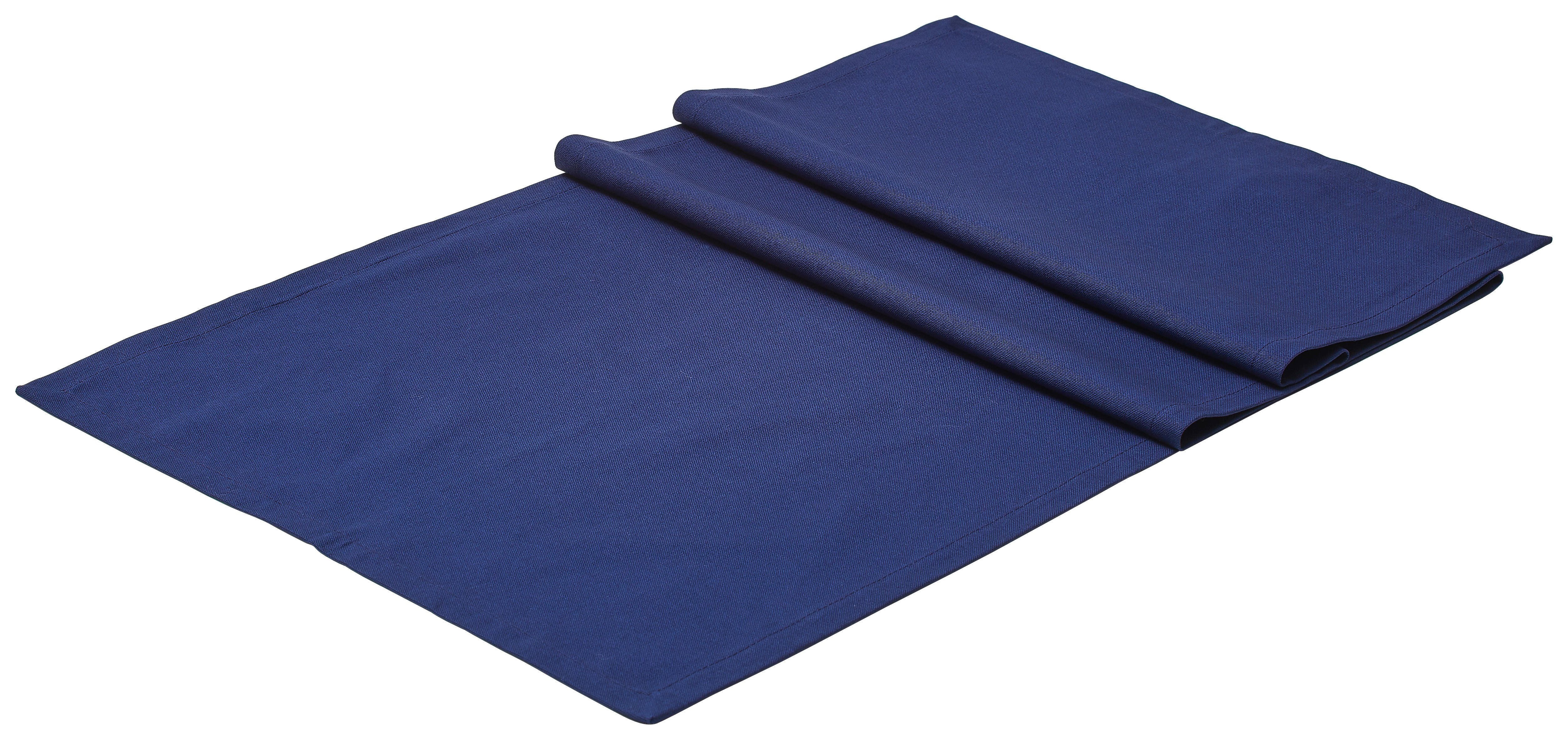 TISCHLÄUFER Panama 45/150 cm  - Dunkelblau, Basics, Textil (45/150cm) - Bio:Vio