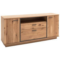 SIDEBOARD Anthrazit, Eichefarben  180/81/44 cm  - Eichefarben/Anthrazit, Konventionell, Holz/Holzwerkstoff (180/81/44cm) - Landscape