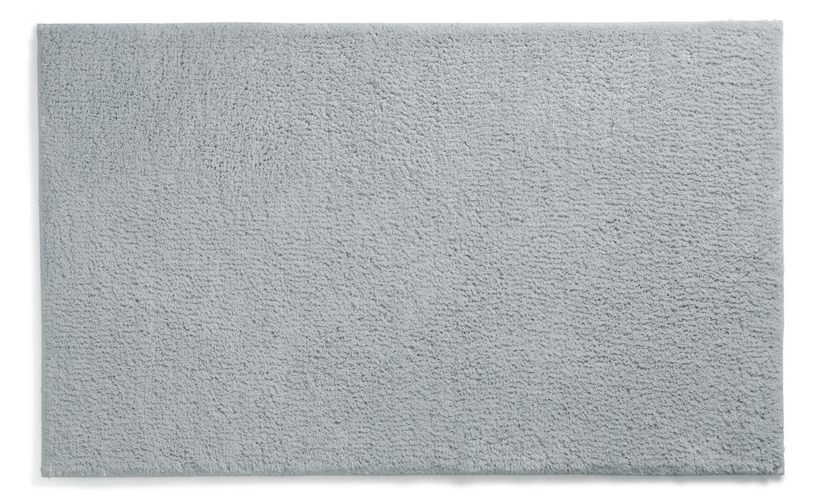 BADEMATTE Grau  - Grau, Basics, Textil (120/70/1,5cm) - Kela