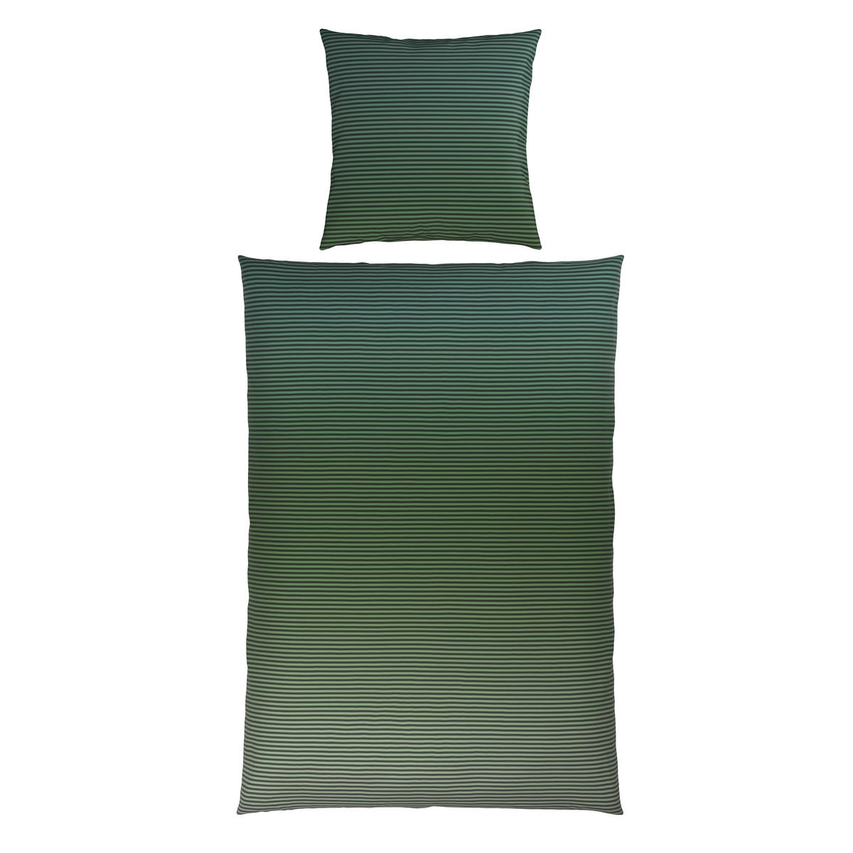 BETTWÄSCHE Satin 135/200 cm  - Salbeigrün, Textil (135/200cm) - Novel