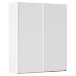 SCHWEBETÜRENSCHRANK 181/223/68 cm 2-türig Weiß  - Weiß, KONVENTIONELL, Holzwerkstoff/Metall (181/223/68cm) - Novel