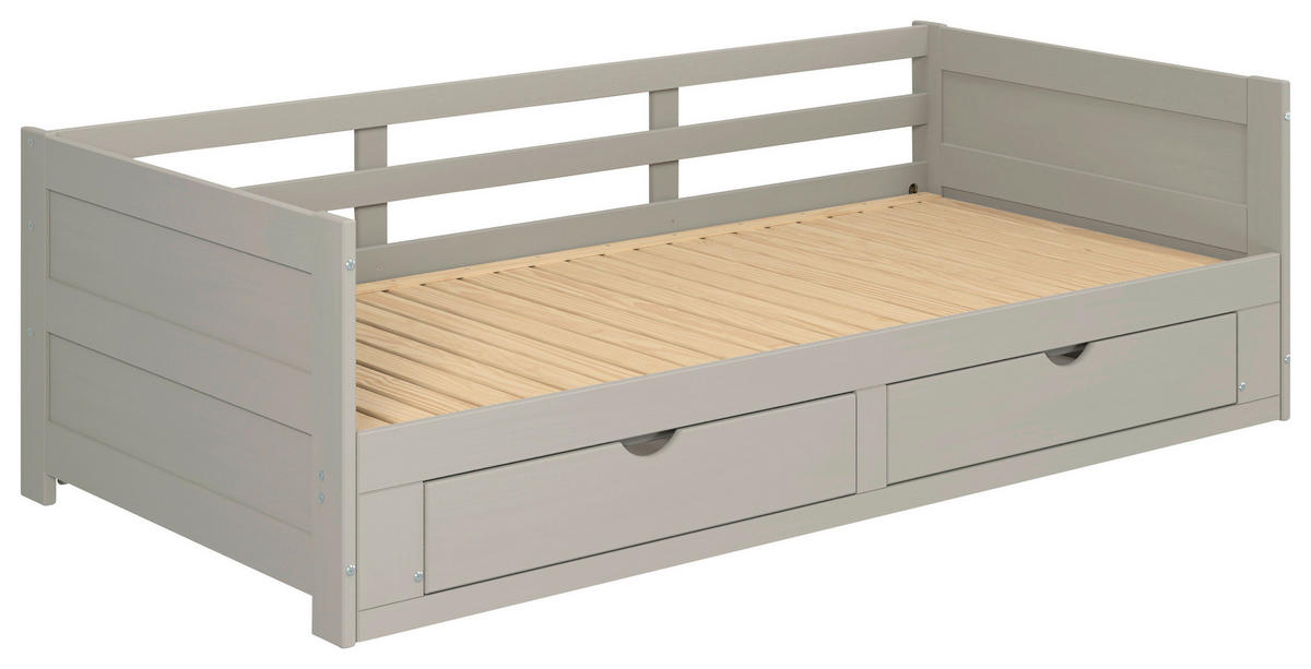 AUSZIEHBETT 200/100 cm Taupe  - Taupe/Naturfarben, Modern, Holz/Holzwerkstoff (200/100cm) - MID.YOU