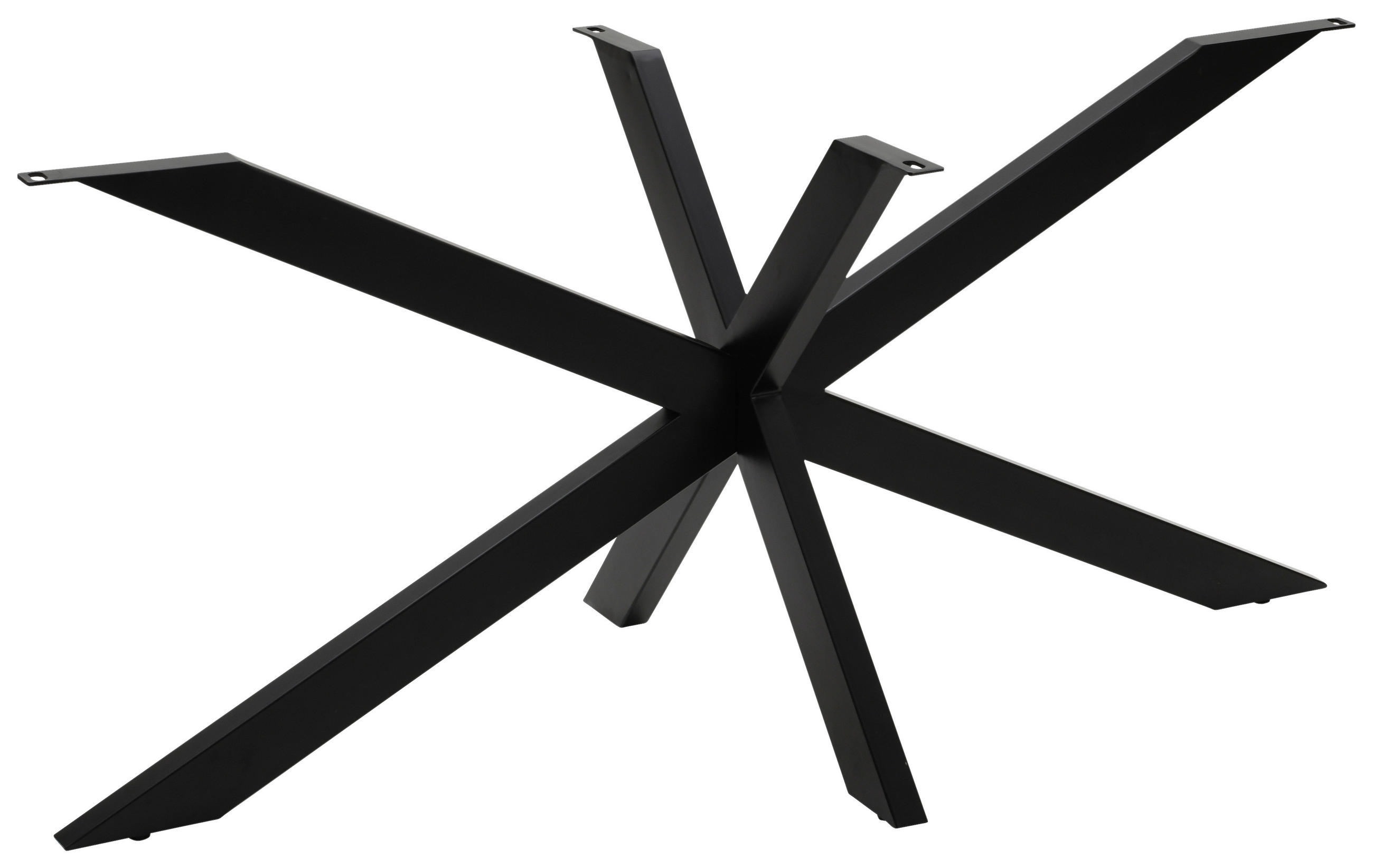 TISCHGESTELL Schwarz  - Schwarz, Design, Metall (160/70/72cm) - Landscape