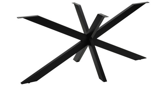 TISCHGESTELL in Metall 160/70/72 cm   - Schwarz, Design, Metall (160/70/72cm) - Landscape