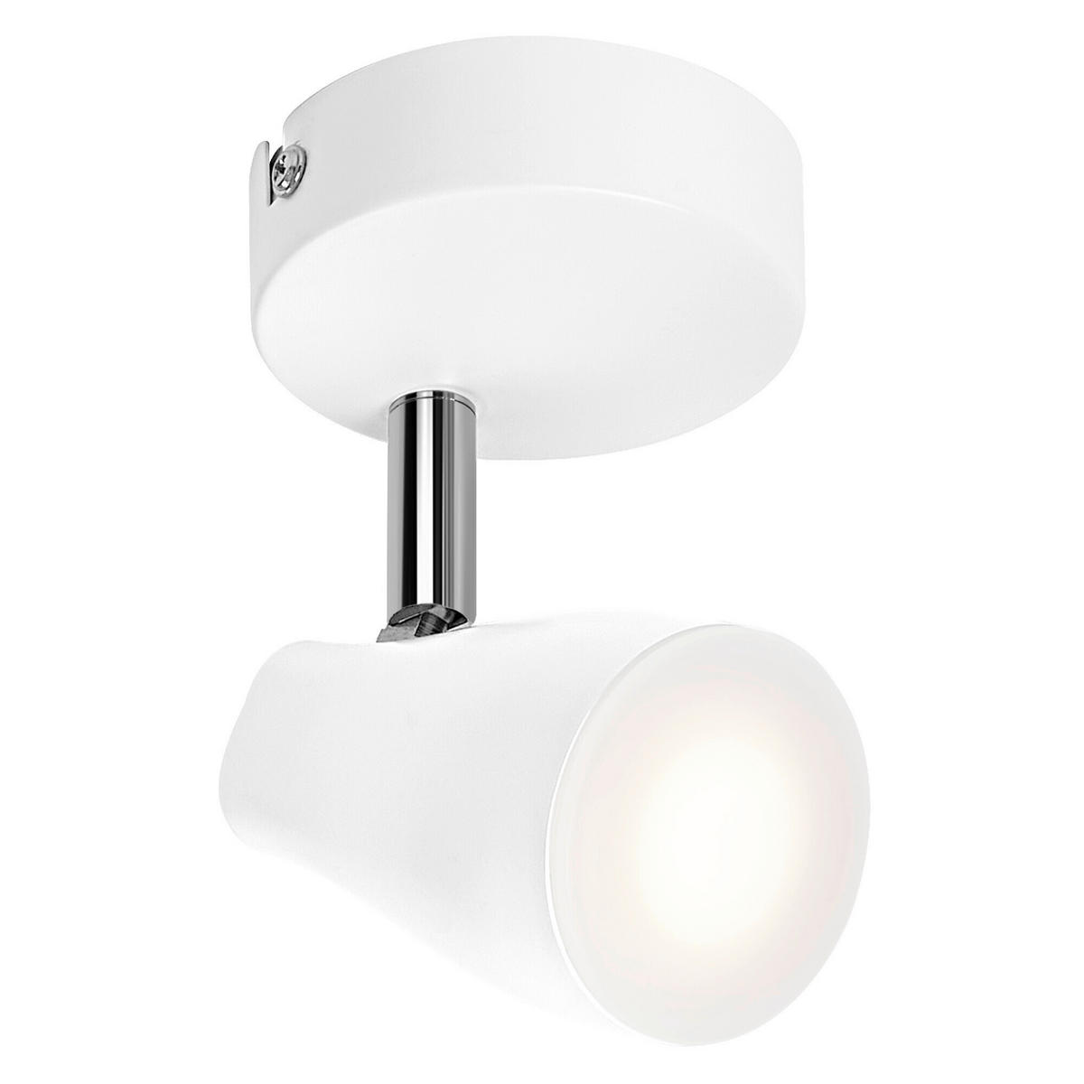 LED-STRAHLER 11/8/9,2 cm   - Weiß, Basics, Kunststoff/Metall (11/8/9,2cm) - Osram