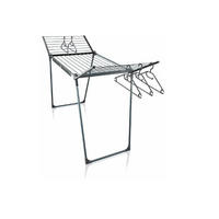 STANDTROCKNER 167/66/107 cm  - Schwarz, Basics, Metall (167/66/107cm) - Leifheit