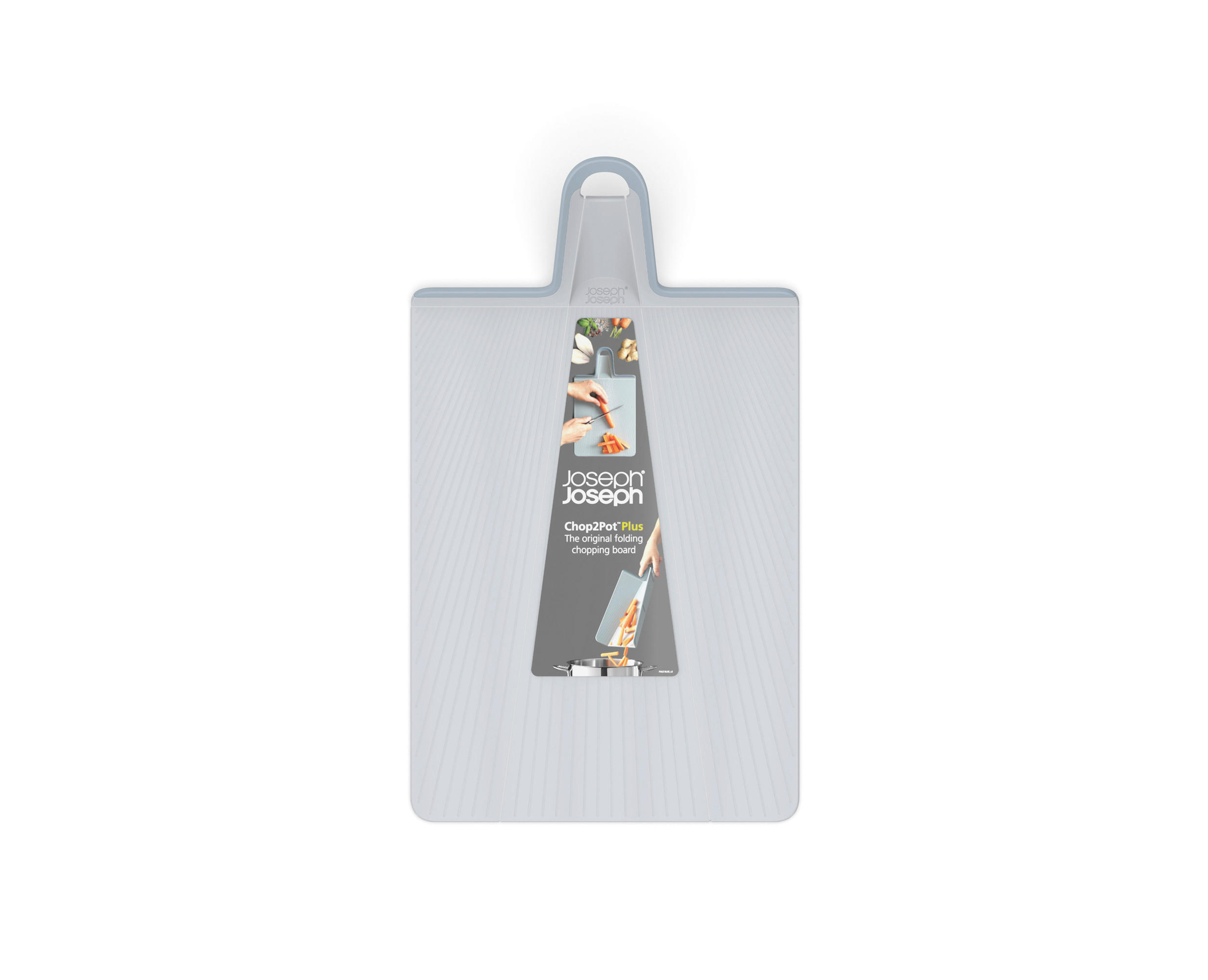 VÁGÓDESZKA - szürke, Basics, műanyag (45/26,3/7cm) - Joseph Joseph