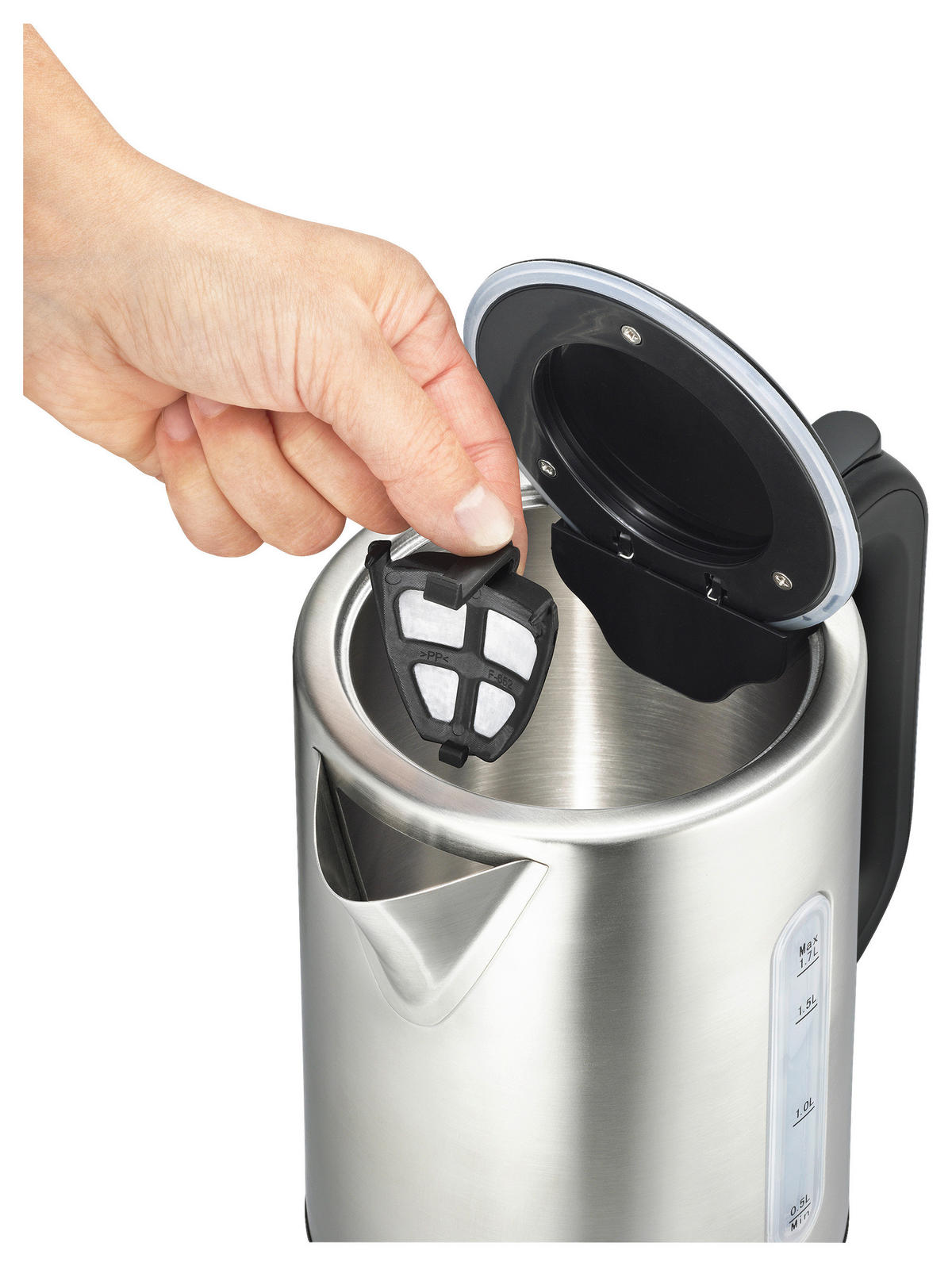 WASSERKOCHER 1,7 l  - Silberfarben, Basics, Metall (26/16/20cm)