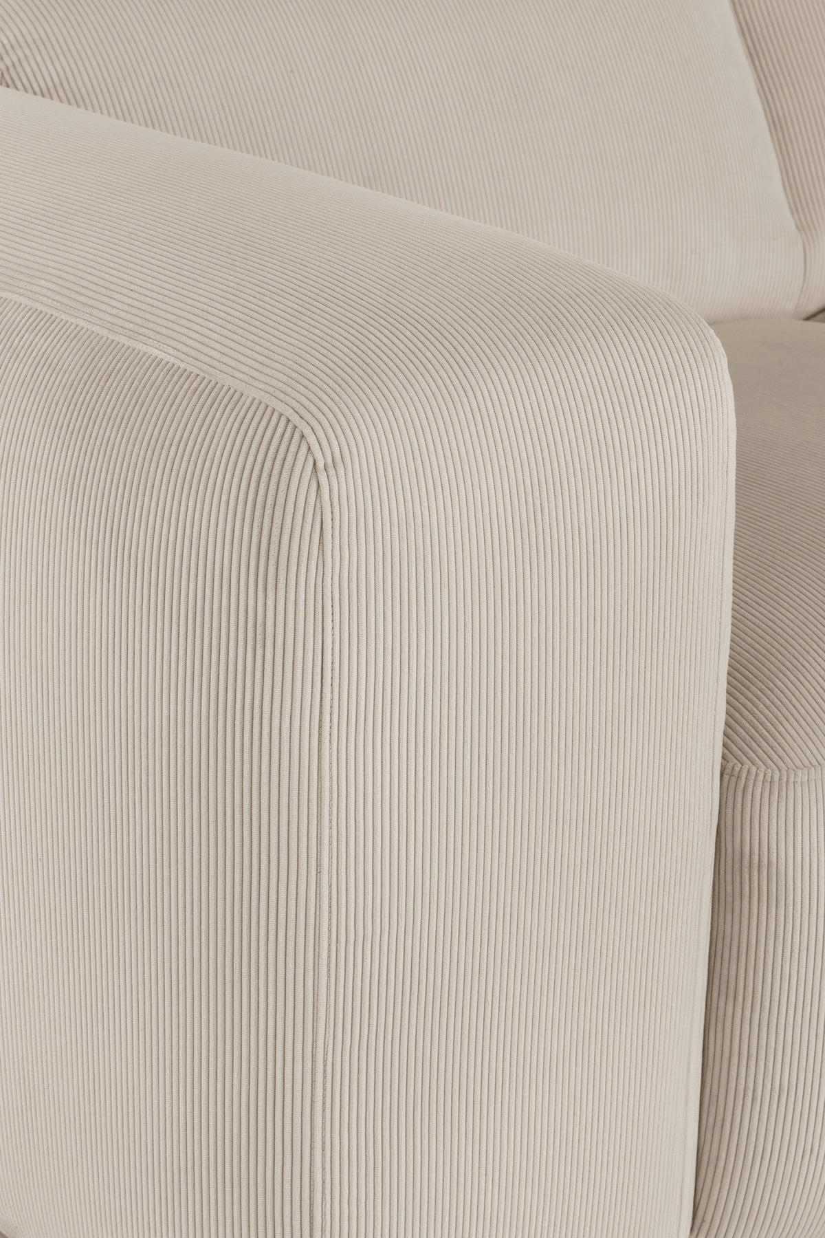 HÖRNSOFFA i manchester beige  - beige/svart, Design, textil/plast (304/200cm) - MID.YOU