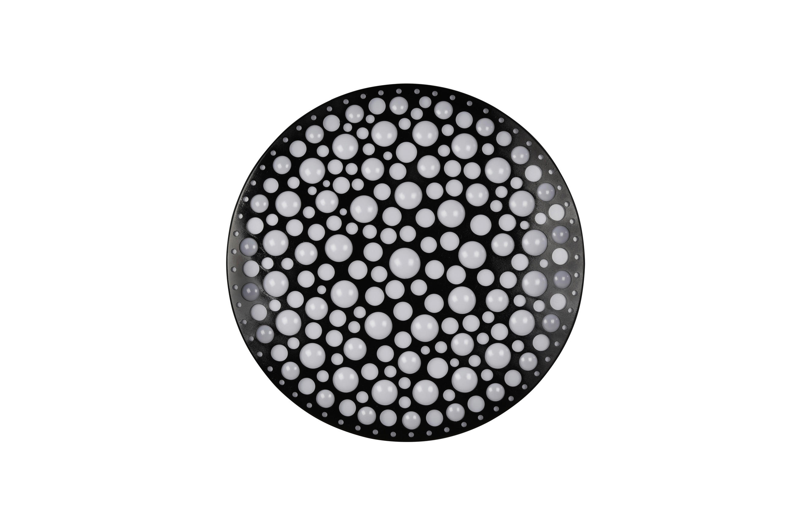 LED-DECKENLEUCHTE Chizu 40,5/9 cm   - Schwarz, Basics, Kunststoff (40,5/9cm)