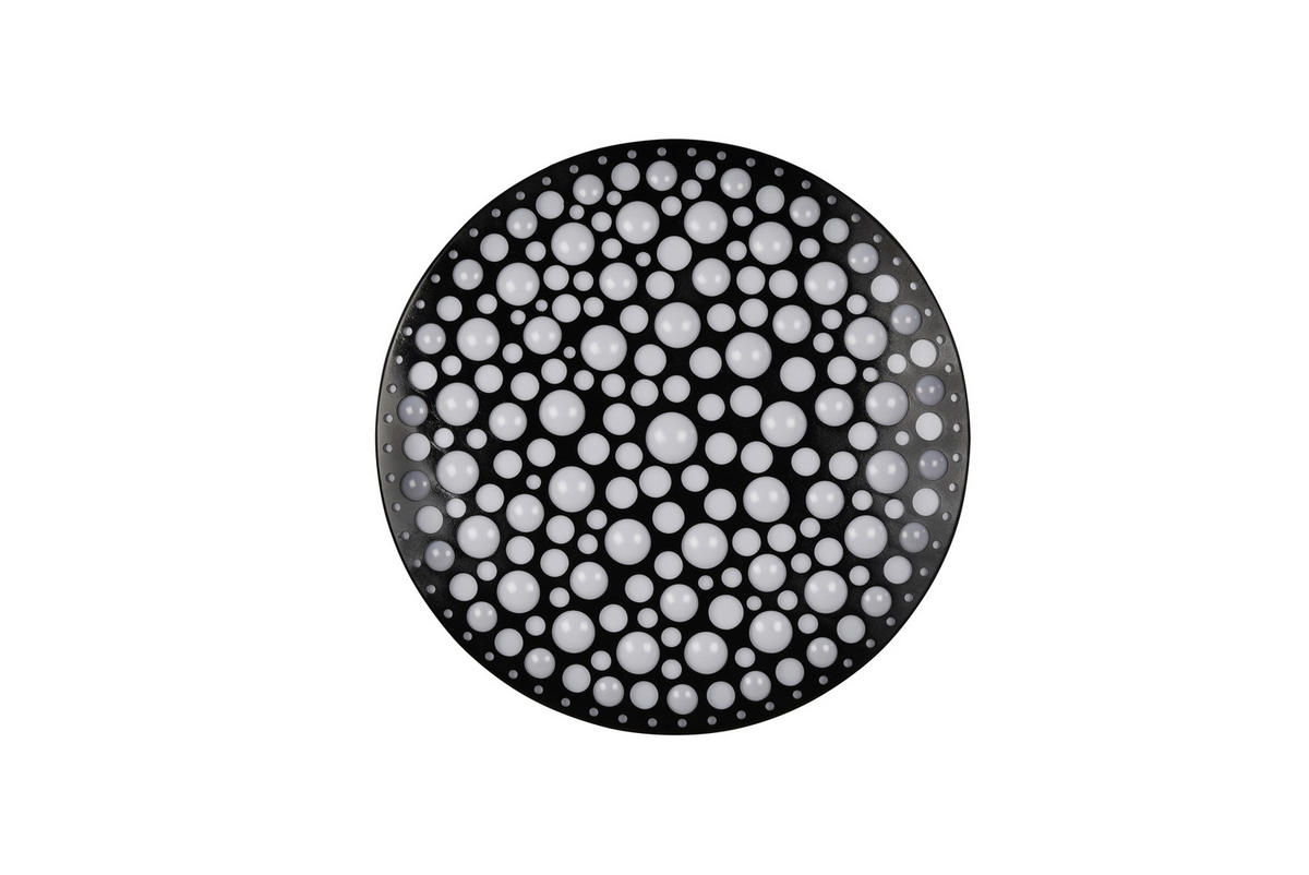 LED-DECKENLEUCHTE 40,5/9 cm  - Schwarz, Basics, Kunststoff (40,5/9cm) - Novel