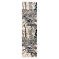 FLACHWEBETEPPICH 80/300 cm Blau rechteckig  - Blau, Basics, Textil (80/300cm) - Kayoom