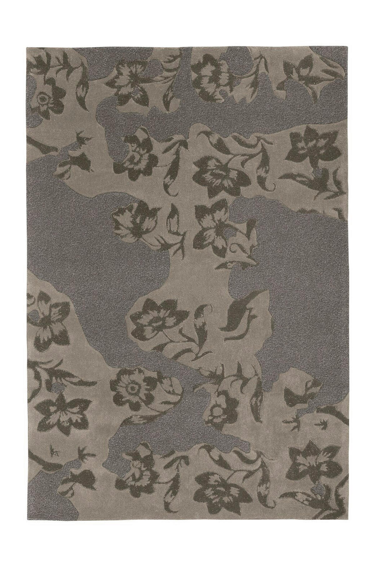 FLACHWEBETEPPICH 140/200 cm  - Taupe/Grau, Design, Textil (140/200cm) - Novel