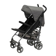 ŠPORTNI VOZIČEK TINGLE - siva/črna, Basics, kovina/tekstil (78/50/106cm) - Jimmylee