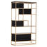 REGAL in 87/158/35 cm Schwarz, Goldfarben - Goldfarben/Schwarz, Trend, Holz/Metall (87/158/35cm) - Carryhome REGAL in 87/158/35 cm Schwarz, Goldfarben - Goldfarben/Schwarz, Trend, Holz/Metall (87/158/35cm) - Carryhome