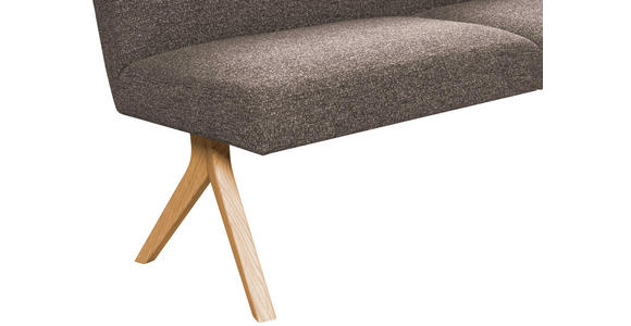 ECKBANK 238/172 cm  in Braun  - Eichefarben/Braun, KONVENTIONELL, Holz/Textil (238/172cm) - Linea Natura