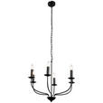 HÄNGELEUCHTE 45/130 cm  - Schwarz, Trend, Metall (45/130cm) - Novel