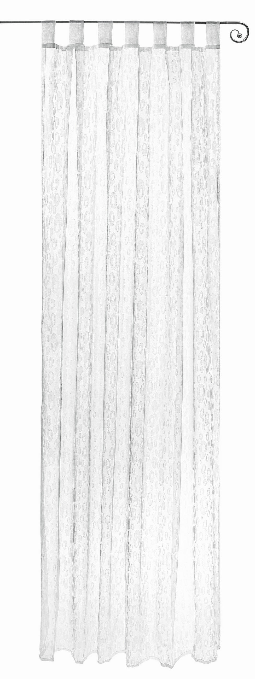 DRAPERIE CONFECțIONATĂ semitransparent  - alb, Basics, textil (140/245cm) - Esposa