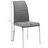 STUHL Edelstahlfarben, Petrol - Edelstahlfarben/Petrol, Design, Textil/Metall (44/98/65cm) - Novel