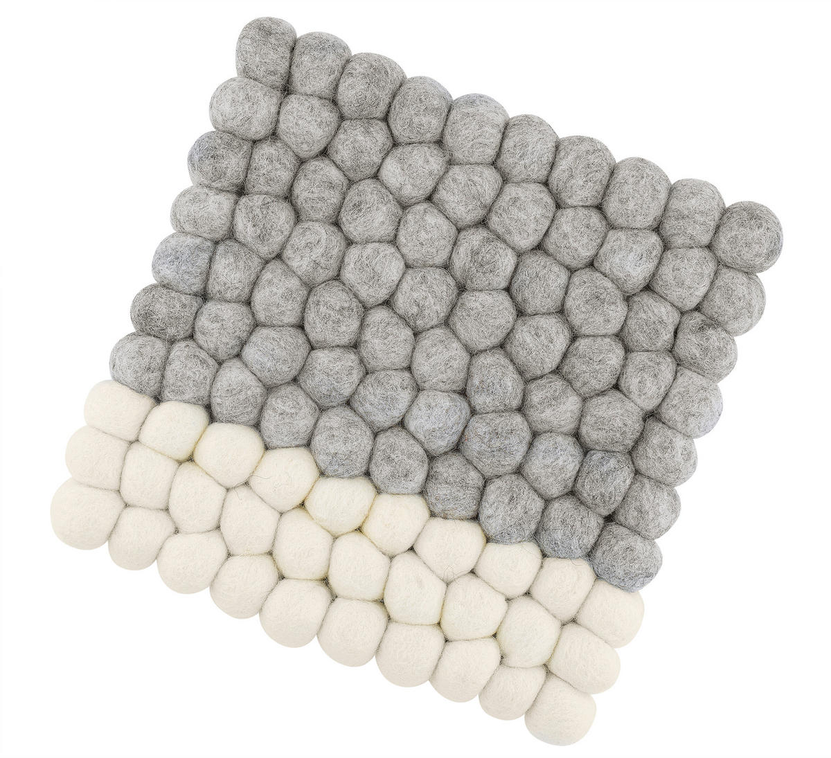 TOPFUNTERSETZER Textil Grau  - Grau, Basics, Textil (21/21cm) - Cilio