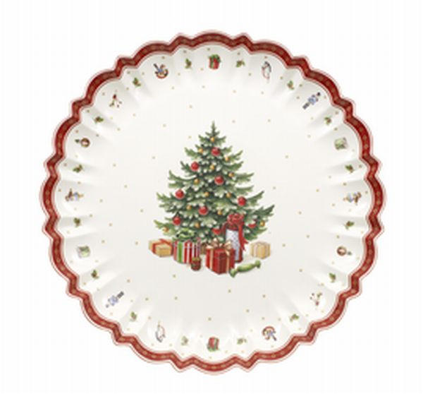 SKLEDA keramika 44 cm - rdeča/bela, Trendi, keramika (44cm) - Villeroy & Boch