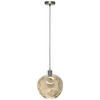 ZÁVĚSNÉ SVÍTIDLO, 26/26/32 cm  - šedá/čiré, Basics, sklo (26/26/32cm) - MID.YOU