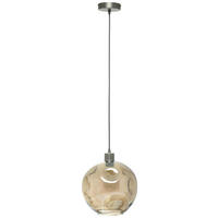 ZÁVĚSNÉ SVÍTIDLO, 26/26/32 cm  - šedá/čiré, Basics, sklo (26/26/32cm) - MID.YOU