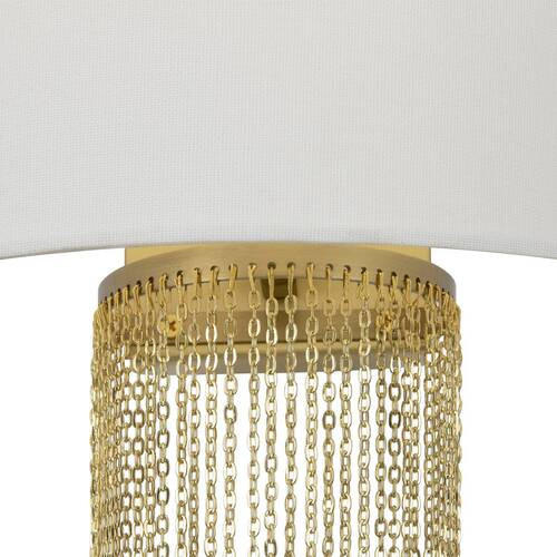 WANDLEUCHTE Modern   - Goldfarben/Weiß, Trend, Textil/Metall (48,5/32/16cm) - MAYTONI