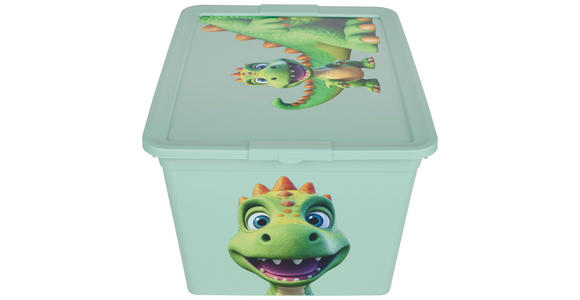 SPIELZEUGBOX 48,5/36/25 cm  - Mintgrün, Basics, Kunststoff (48,5/36/25cm) - My Baby Lou