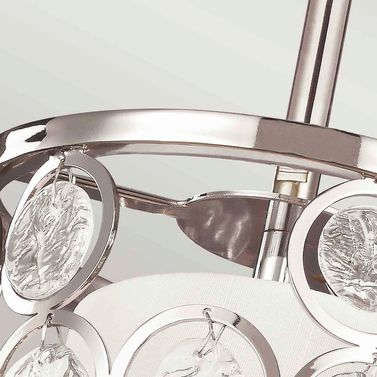 HÄNGELEUCHTE 17.8/53.3 cm    - Nickelfarben, Konventionell, Metall (17.8/53.3cm) - Elstead Lighting