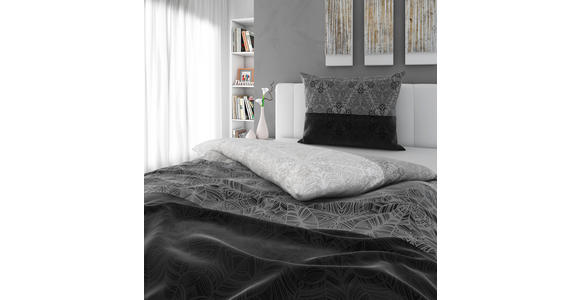 BETTWÄSCHE Satin 140/200 cm  - Schwarz, KONVENTIONELL, Textil (140/200cm) - Esposa