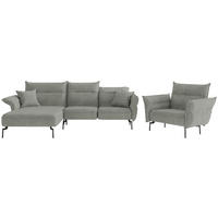 SOFFGRUPP i flatväv grå  - stålfärgad/grå, Design, metall/textil (185/265cm) - Livetastic