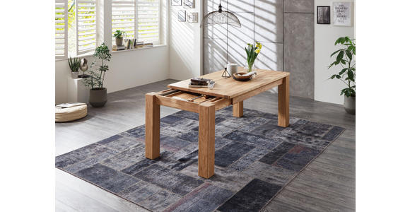 AUSZIEHTISCH Eichefarben rechteckig ausziehbar - Eichefarben, Basics, Holz (160-230/90/76cm) - Linea Natura