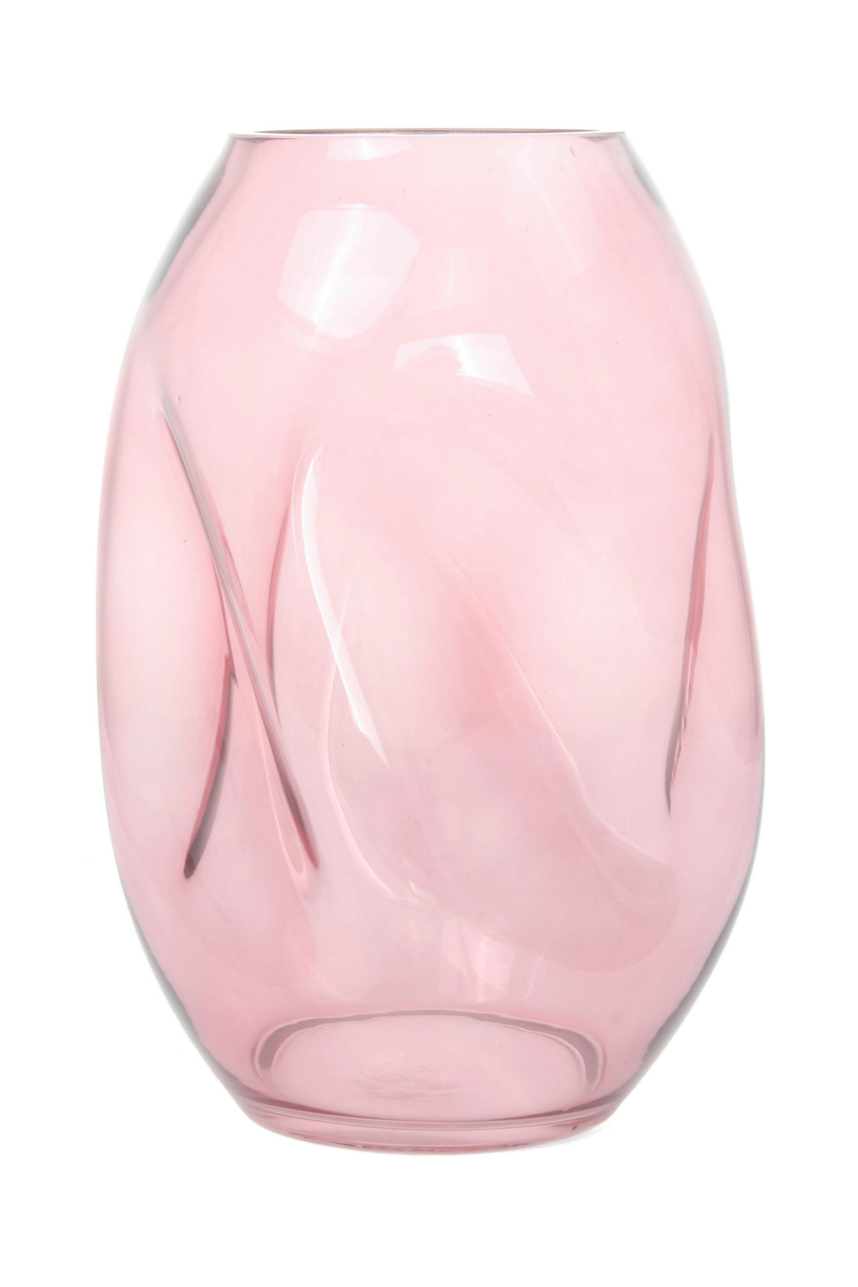 VASE  - Rosa, Design, Glas (15/25/15cm) - Kayoom