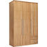 KLEIDERSCHRANK in vollmassiv Kernbuche Buchefarben - Buchefarben/Alufarben, Natur, Holz/Metall (134/214/61cm) - Linea Natura KLEIDERSCHRANK in vollmassiv Kernbuche Buchefarben - Buchefarben/Alufarben, Natur, Holz/Metall (134/214/61cm) - Linea Natura