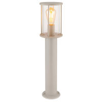 AUSSENLEUCHTE Gracey 14,3/60 cm  - Sandfarben/Klar, KONVENTIONELL, Glas/Metall (14,3/60cm) - Globo