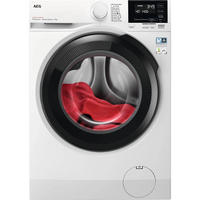 WASCHMASCHINE LR7E60480   - Schwarz/Weiß, Basics, Kunststoff/Metall (59,7/84,7/66cm) - AEG