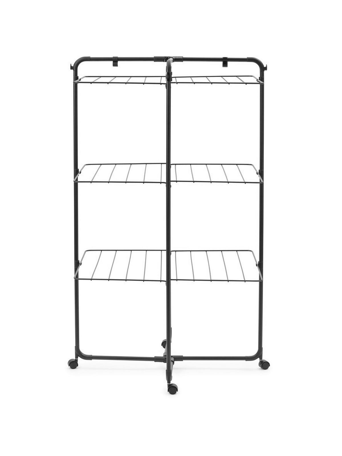 VERTIKALNA SUŠILICA ZA VEŠ - crna, Osnovno, metal (76,2/73,7/125,6cm) - Brabantia
