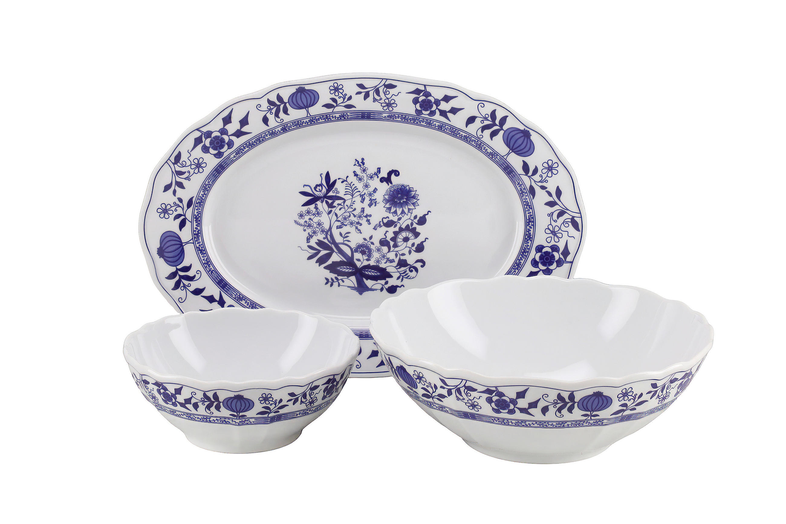 Creatable SADA SERVÍROVACÍCH MISEK porcelán keramika 3dílné