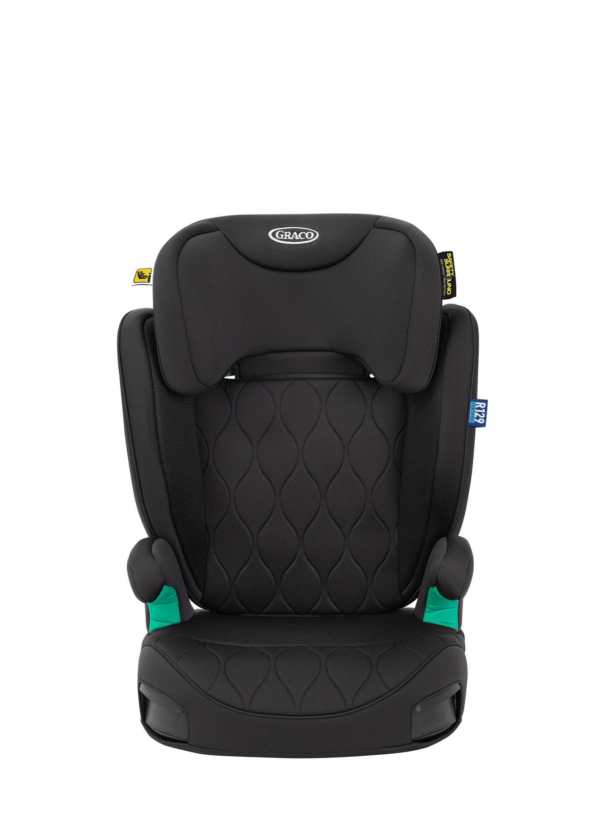 KINDERAUTOSITZ Affix R129  - Schwarz, Basics, Kunststoff/Textil (39/46,3/64,5-85,5cm) - Graco