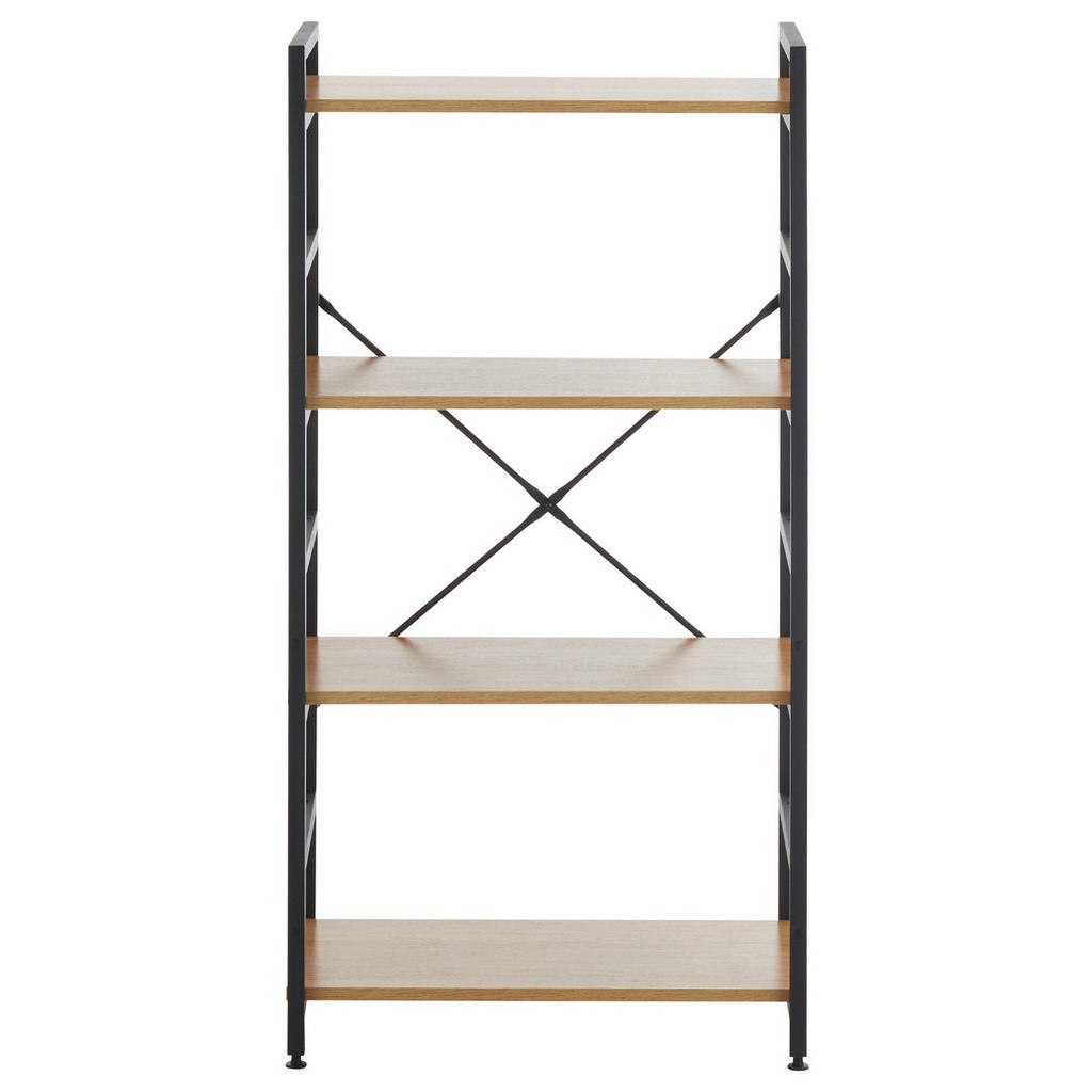 Thumbnail - Xxxl Regal Branca, Schwarz, Eiche, Holzwerkstoff, 4 Fächer, 60x117x34 cm, stehend, Wohnzimmer, Regale, Bücherregale