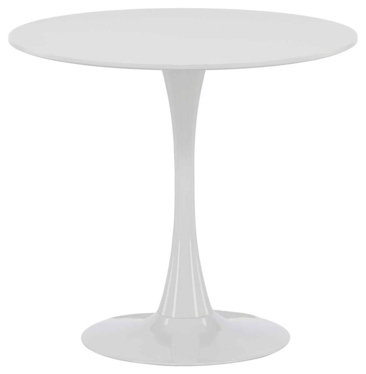 ESSTISCH in Metall, Holzwerkstoff 80/80/75 cm  - Hellgrau/Weiß, Design, Holzwerkstoff/Metall (80/80/75cm) - Livetastic