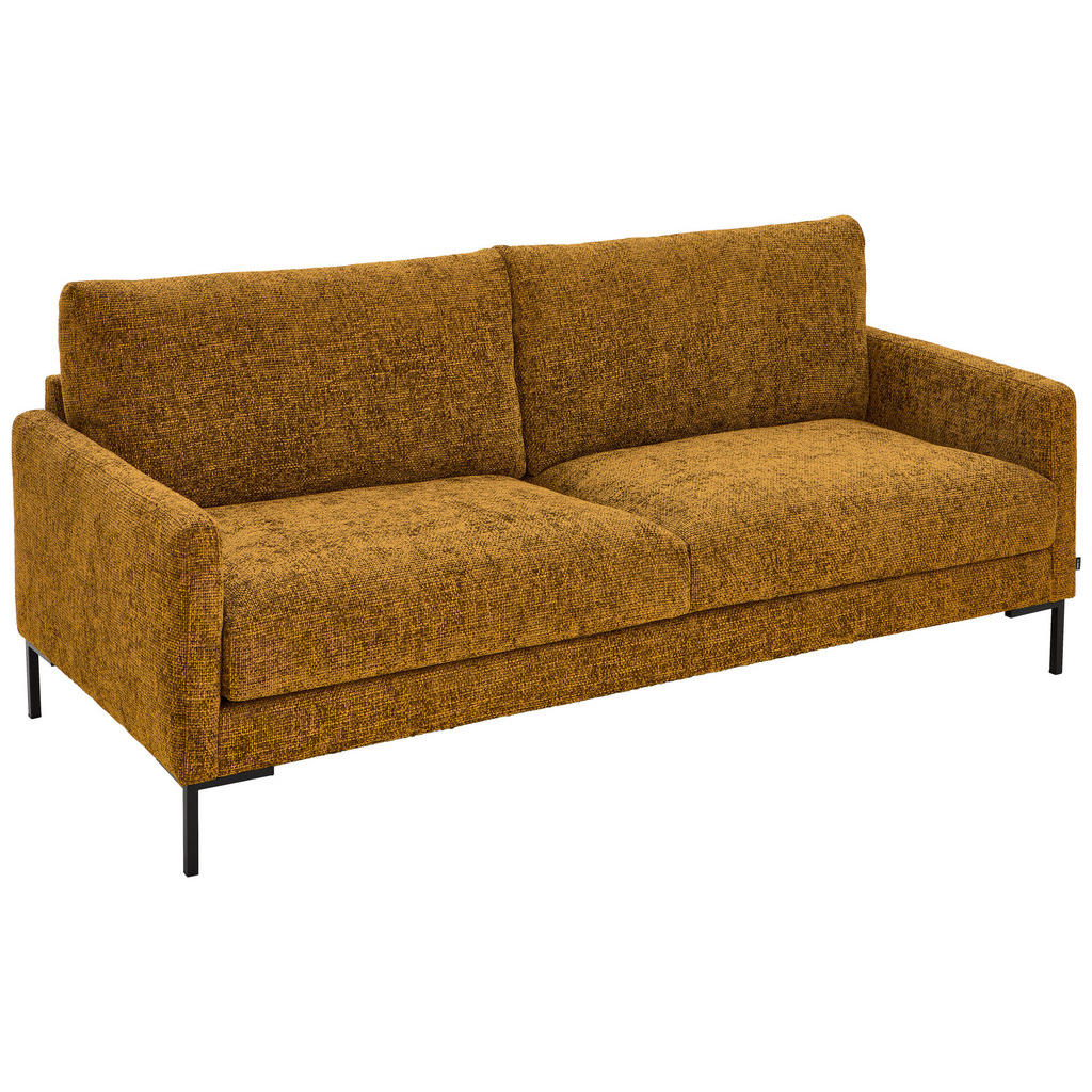 Thumbnail - Hom`in 3-Sitzer-Sofa, Gelb, Textil, Füllung: Schaumstoff, Polyethersulfon (Pes), 196x78x90 cm, Stoffauswahl, Wohnzimmer,...