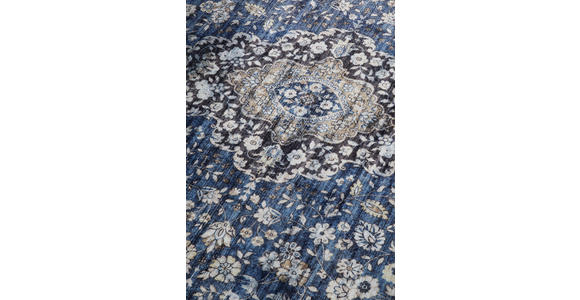 VINTAGE-TEPPICH 160/230/230 cm Asya Creme, Dunkelblau  - Creme/Dunkelblau, Design, Kunststoff/Textil (160/230/230cm) - Novel