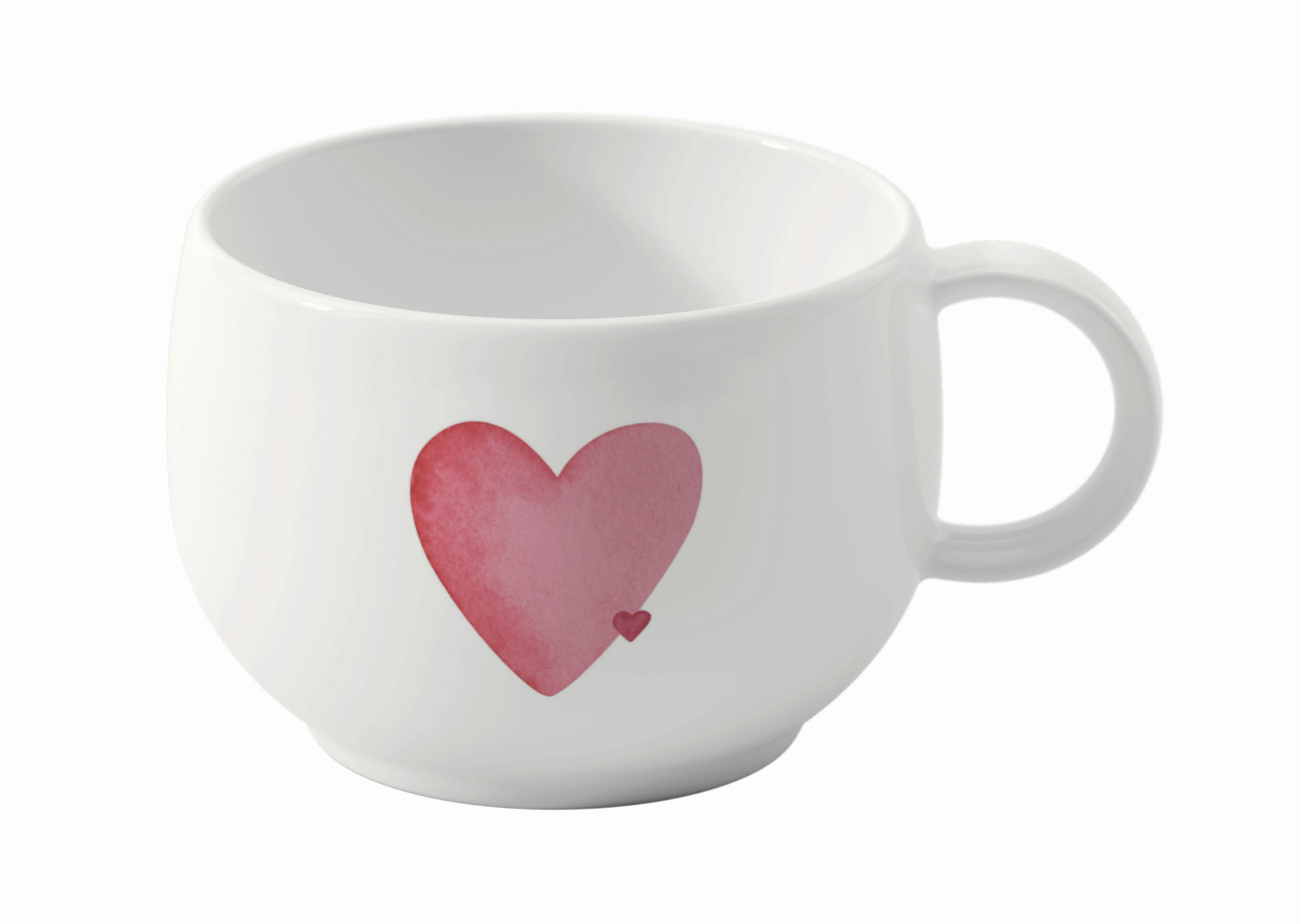 ESPRESSOTASSE With Love 100 ml  - Weiß, KONVENTIONELL, Keramik (8,5/6,5/4,5cm) - Villeroy & Boch