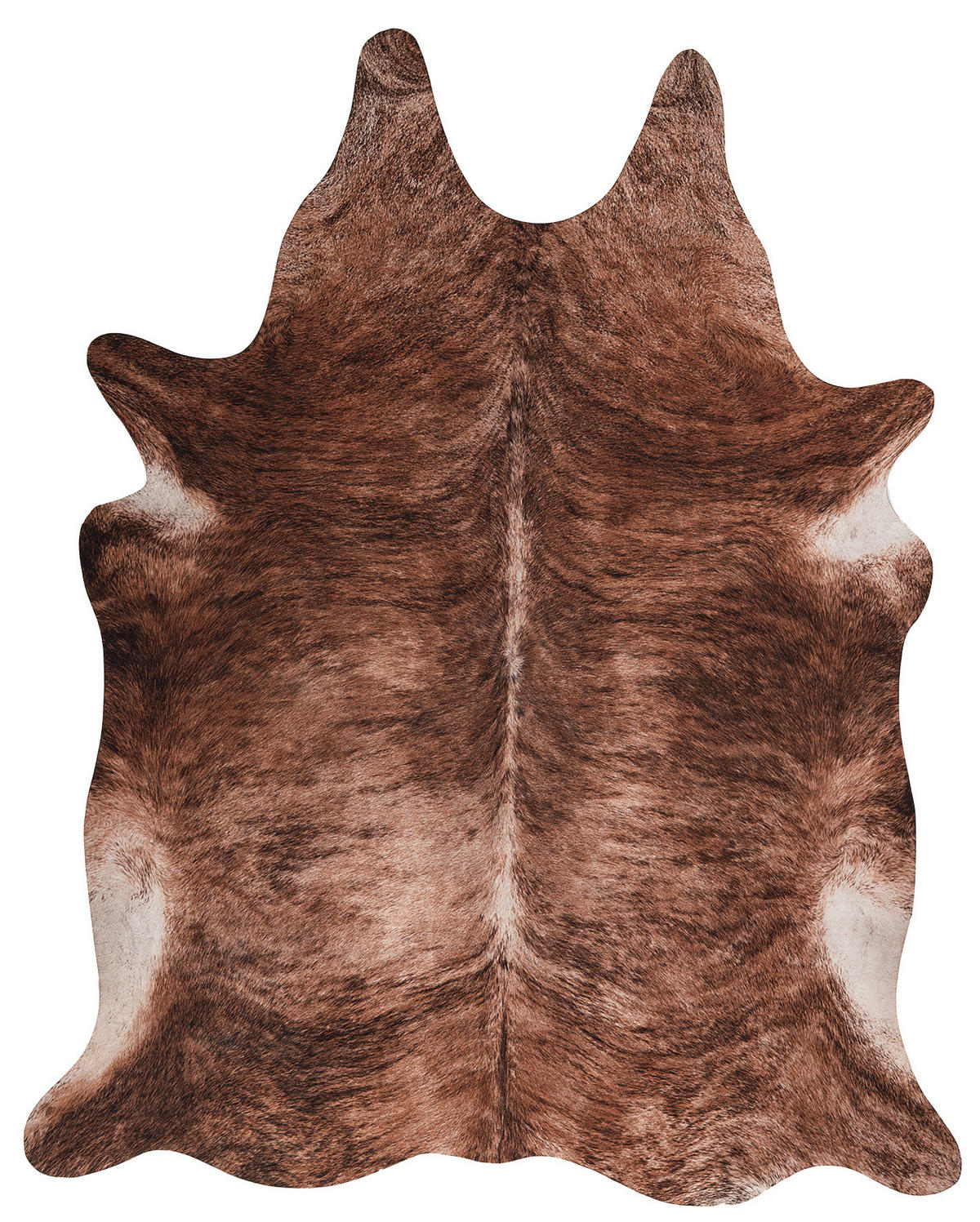 RINDERFELL 155/190 cm My Toledo  - Weiss/Braun, Design, Textil (155/190cm) - Novel